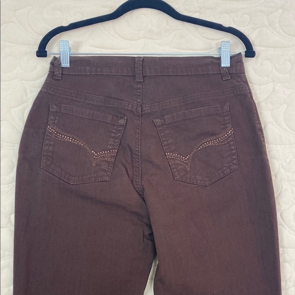 Gloria Vanderbilt Brown Amanda Jeans Size 6 High Rise - Picture 5 of 14